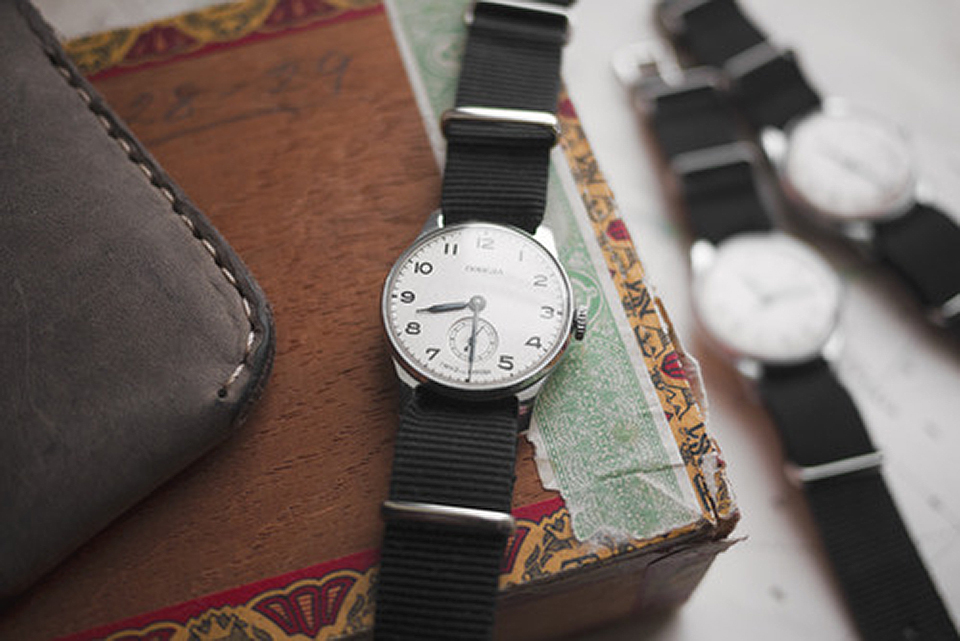 Restored Military Wristwatch by Convoy Goods