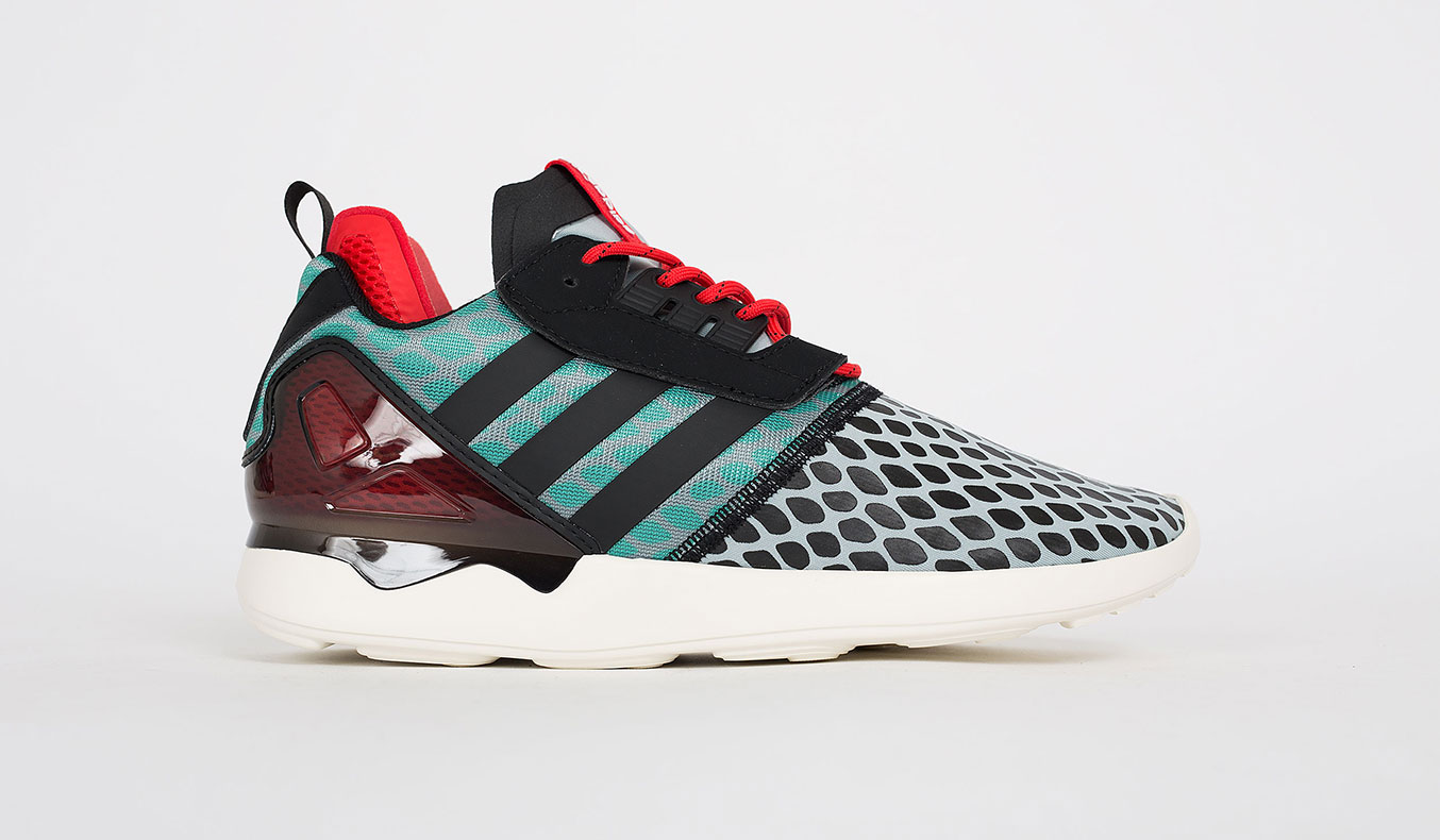 ADIDAS ZX 8000 BOOST GREY/GREEN/RED