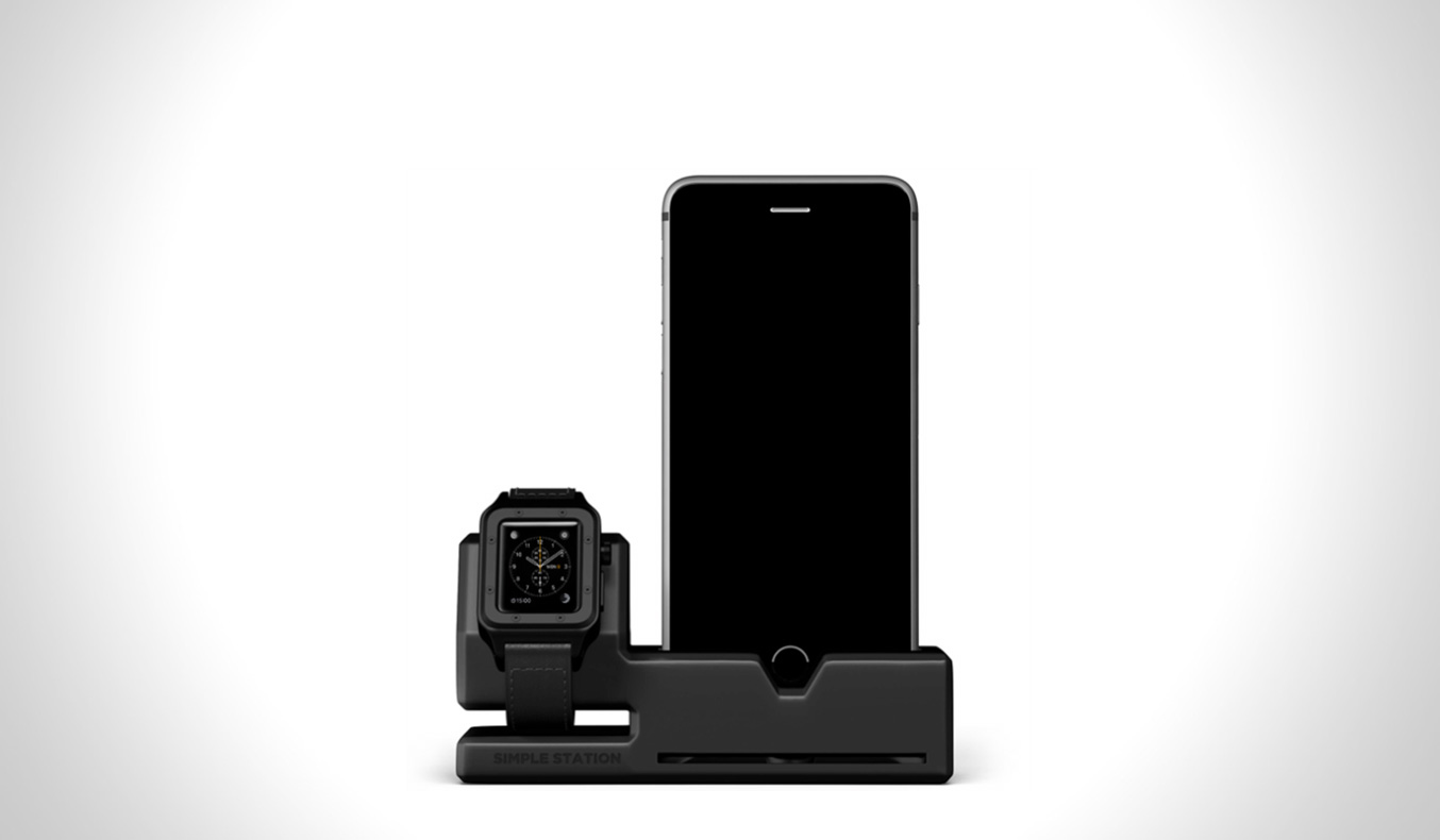 SIMPLE STATION DOCK APPLE WATCH AND IPHONE CHARGER
