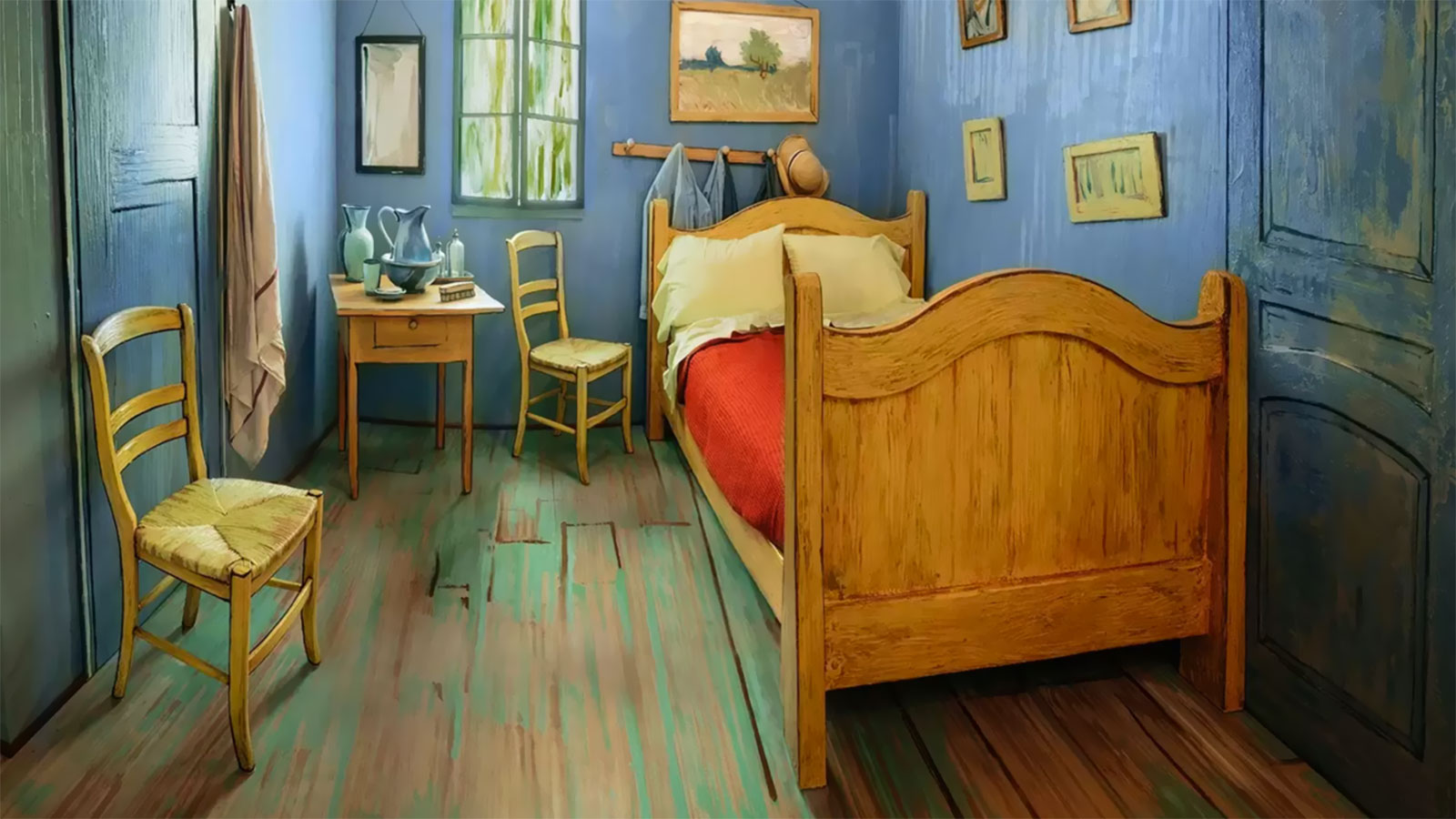 Van Gogh's Bedroom airbnb