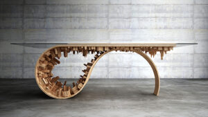 WAVE CITY DINING TABLE