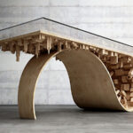 WAVE CITY DINING TABLE