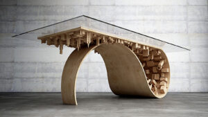 WAVE CITY DINING TABLE