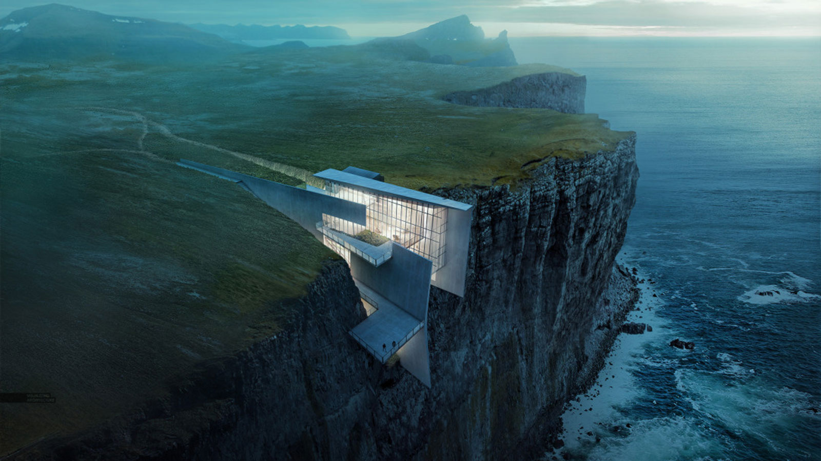 ICELAND CLIFFSIDE RETREAT | Muted