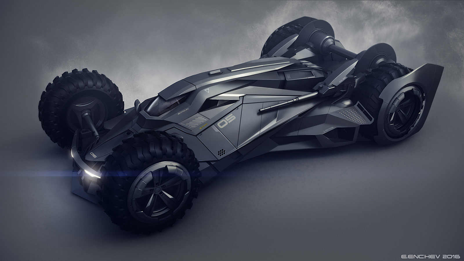 BATMOBILE CONCEPT BY ENCHO ENCHEV