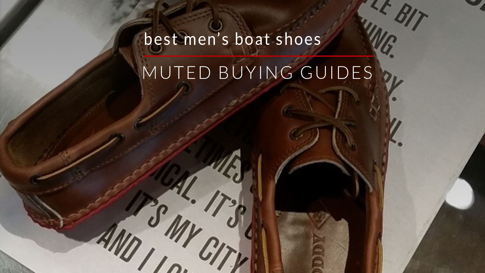 best men's boat shoes