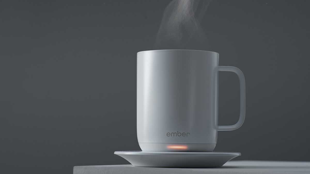 Ember Ceramic Mug Keeps Your Coffee Hot For Hours