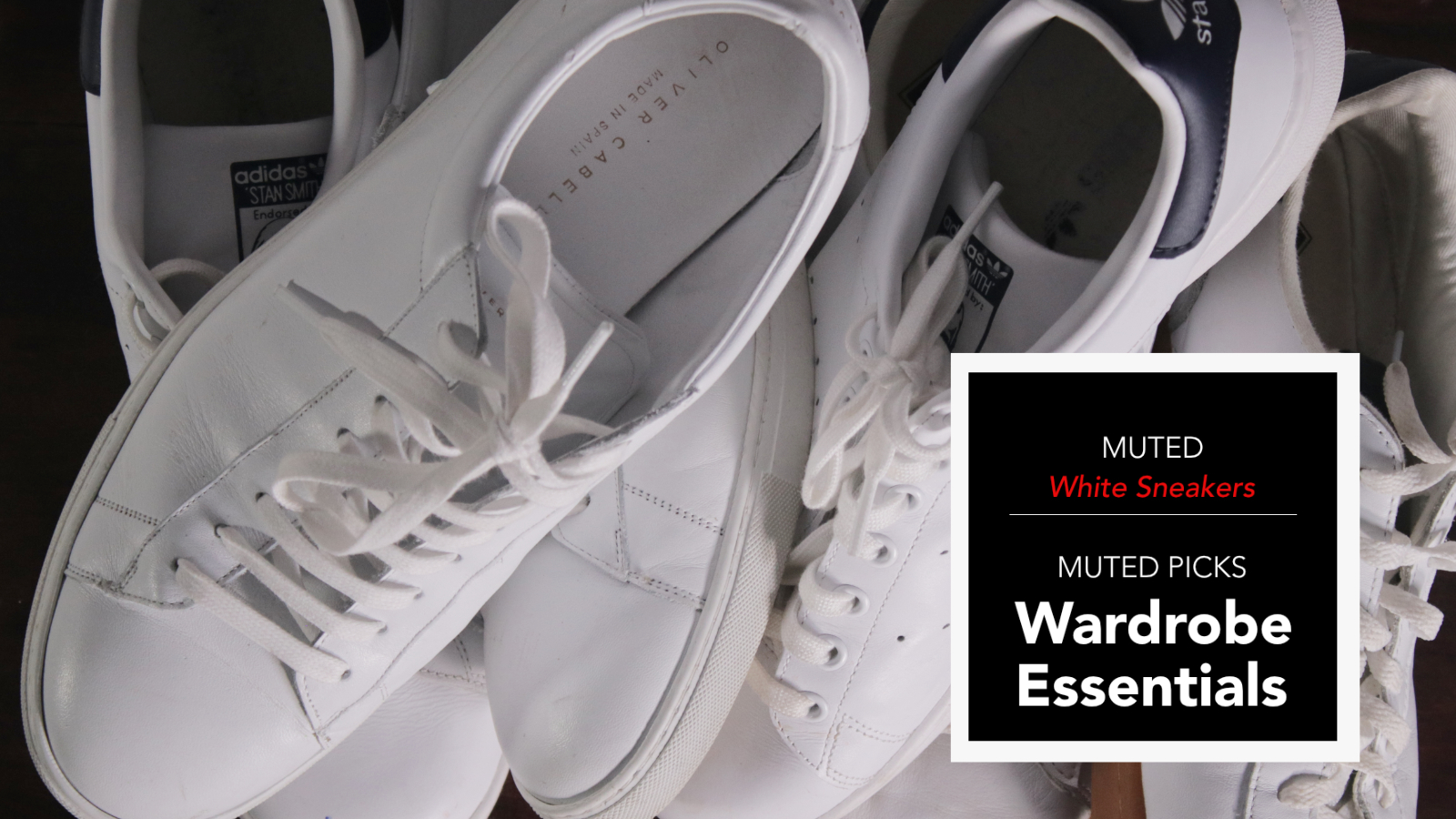 Wardrobe Essentials - Men's White Sneakers