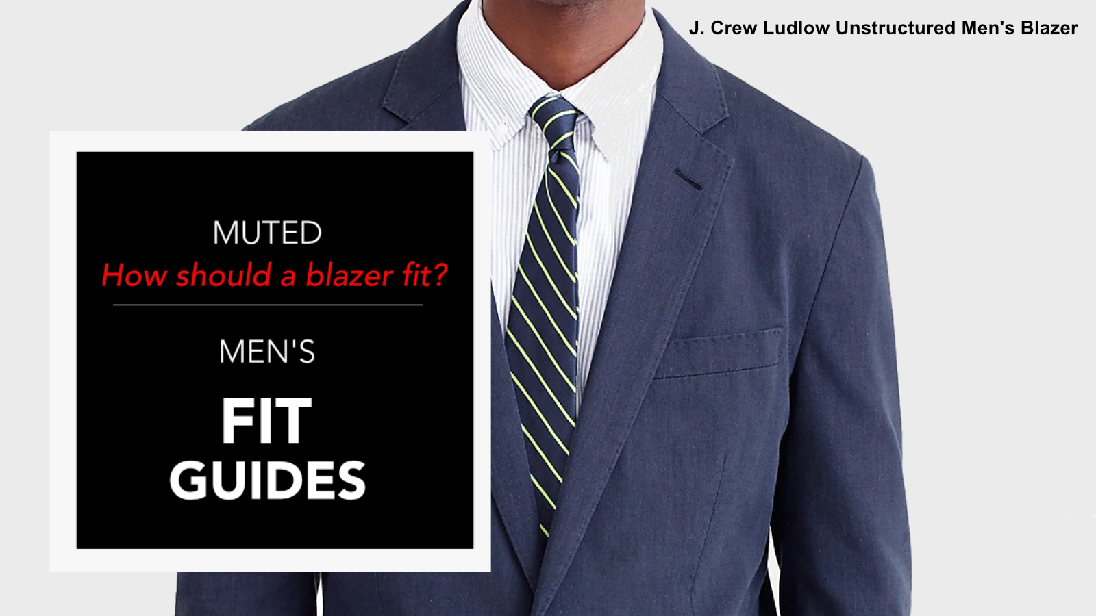 How should a men's blazer fit?