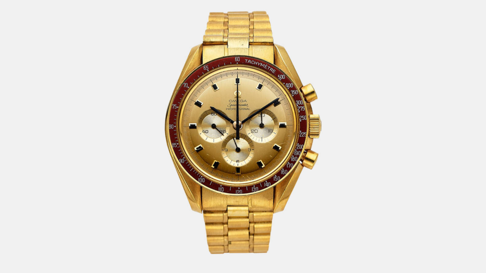 Michael Collins Gold Speedmaster Professional Wristwatch